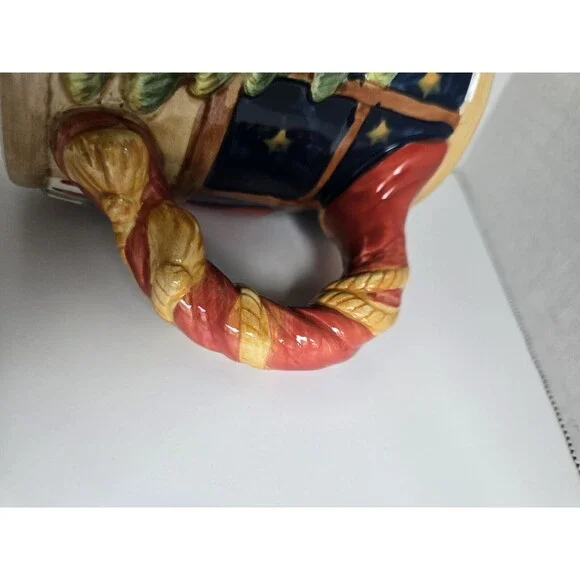 Susan Winget Mug Christmas Certified International 3D Ceramic Tree Fireplace Cup - Picture 14 of 16